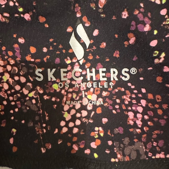 Skechers Black and Pink Speckled Leggings - Picture 3 of 5